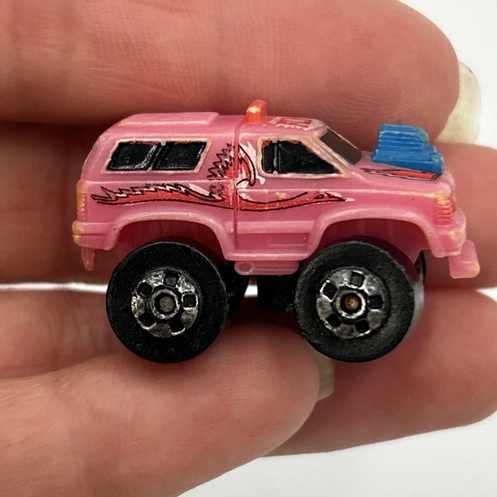 Lot (5) Road Champs Vtg 1980's Galoob Deluxe Micro Machines Monster Trucks Cars